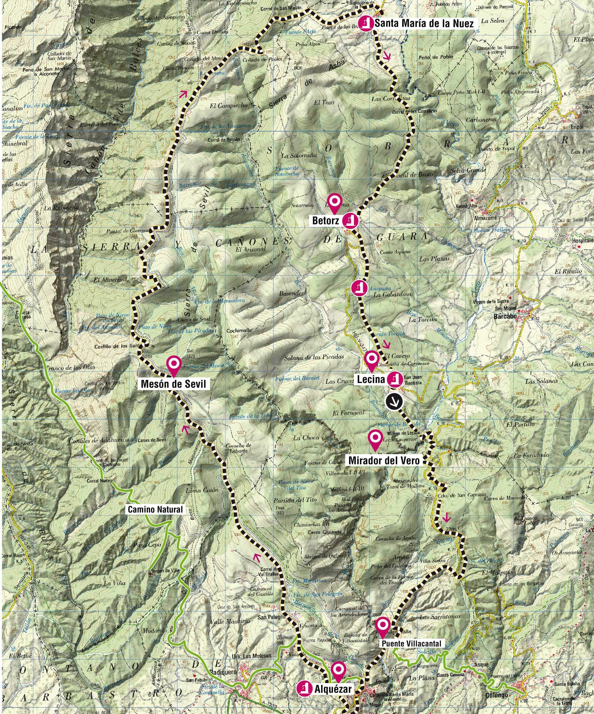 5 gran vuelta vero mapa