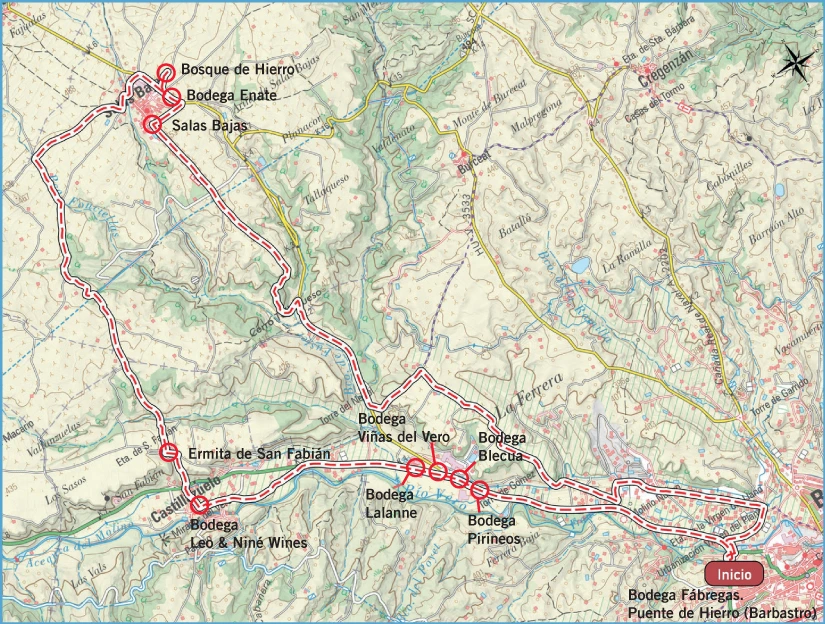 mapa ribera del alcanadre