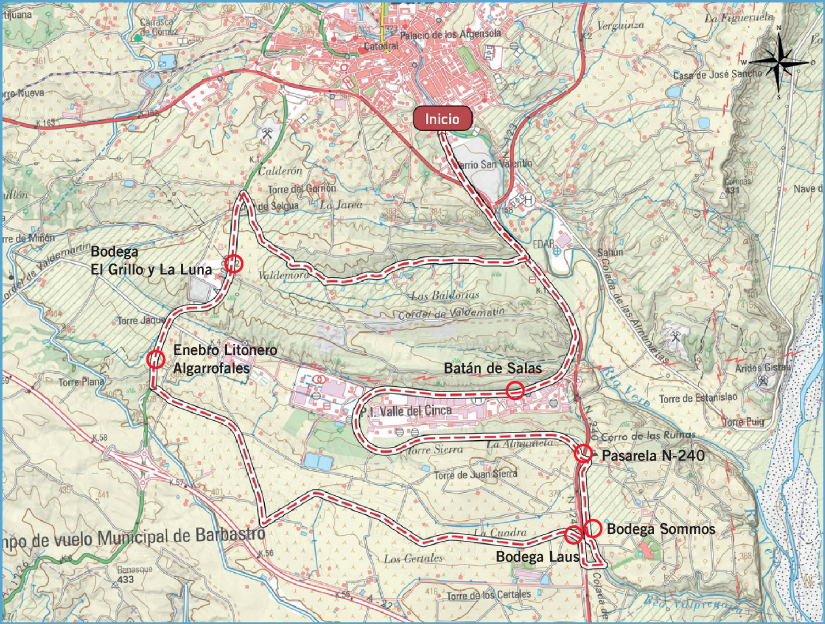 mapa ribera del alcanadre