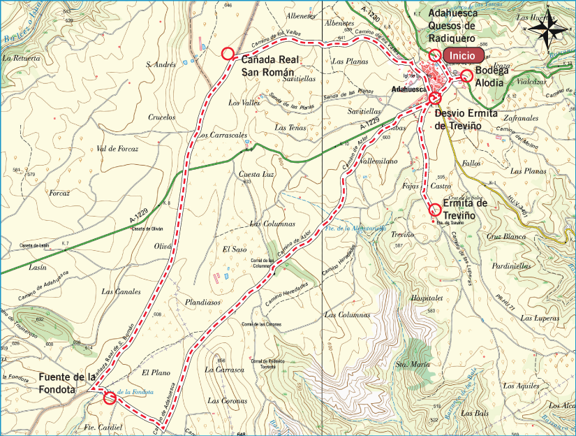 mapa ribera del alcanadre