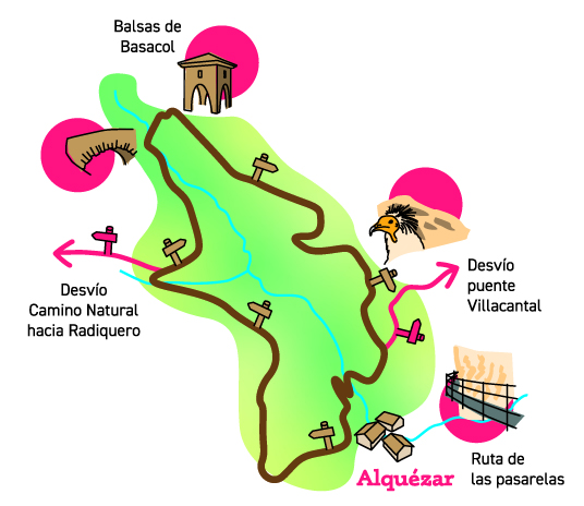 mapa balsas de basacol