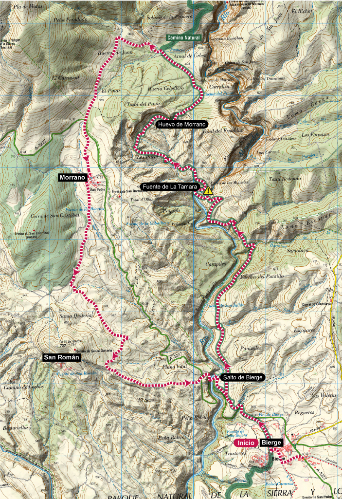 Mapa R7 Trail Alcanadre