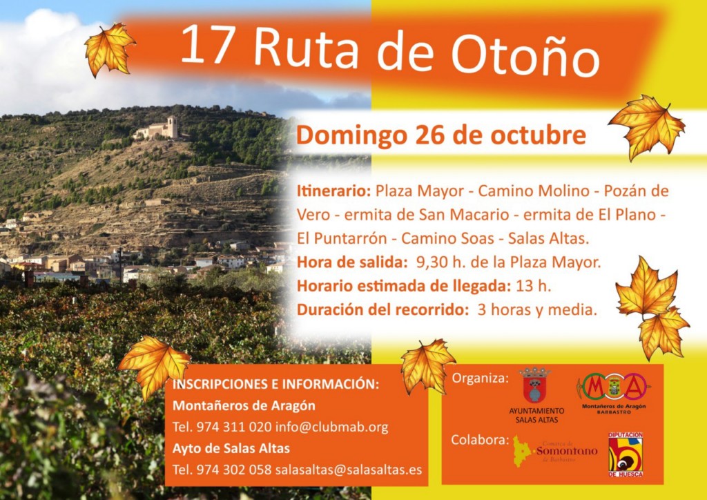 17 Ruta otoño