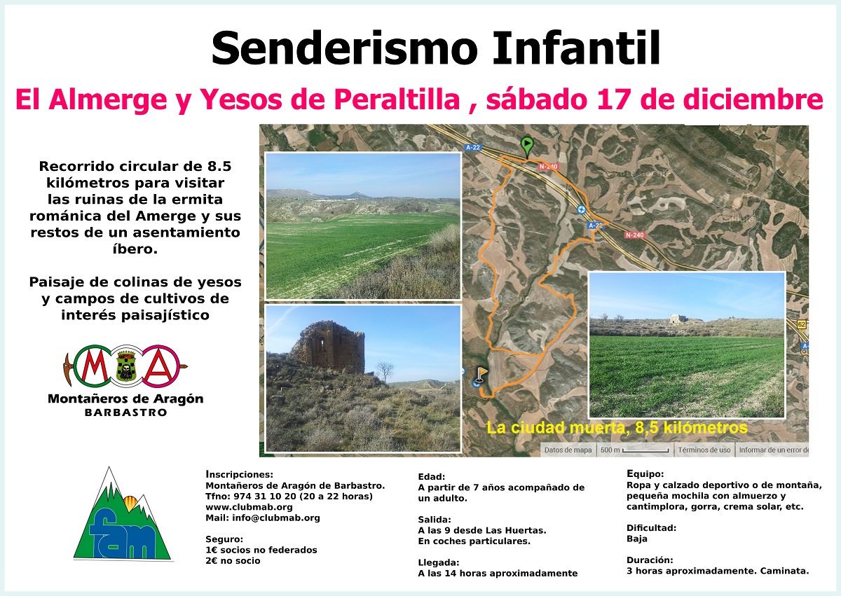 senderismo infantil dic