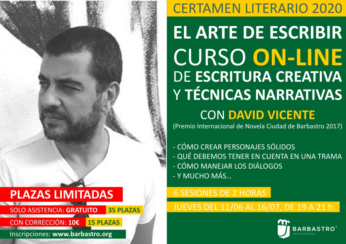 Cartel Curso David Vicente