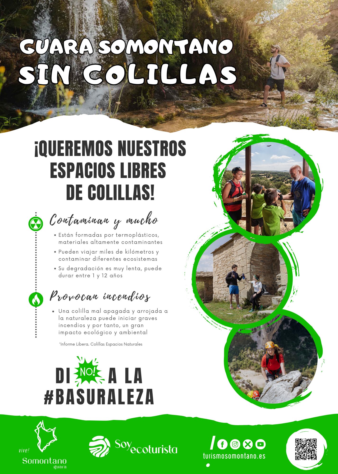 espacios libres de colillas