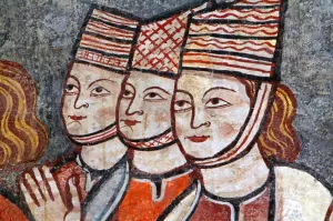 Mural paintings of San Fructuoso. Bierge