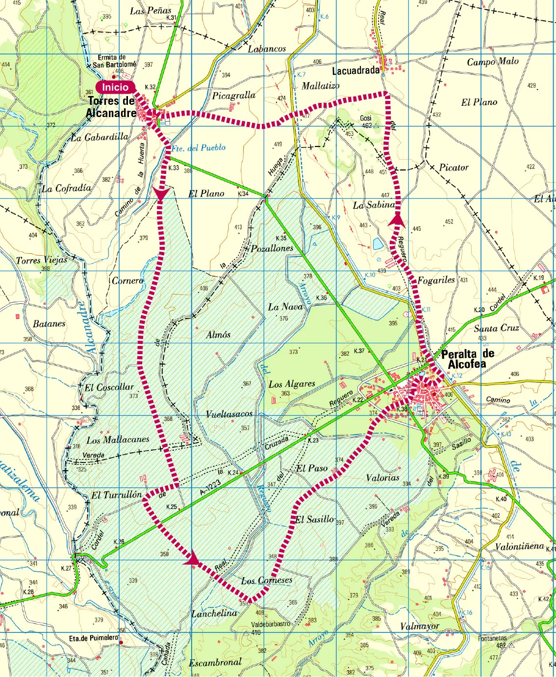 Mapa ruta BTT Ribera del Alcanadre MAPA-Ruta38 BTT RiberaAlcanadre